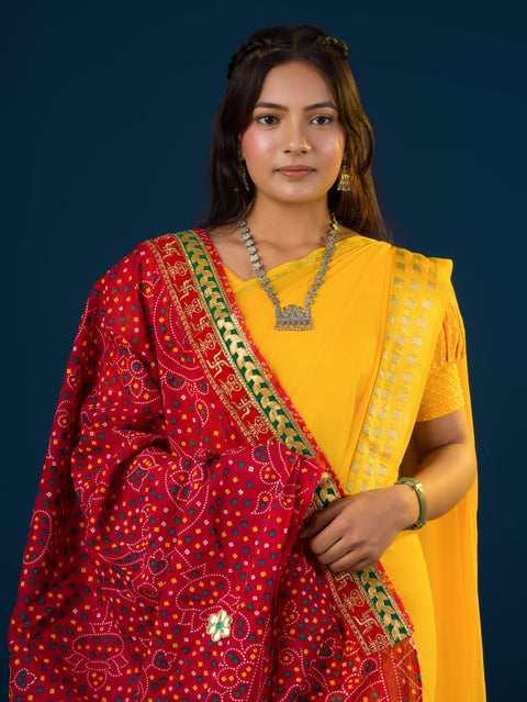 KcPc Pure Cotton Marwadi Fancy Chunri